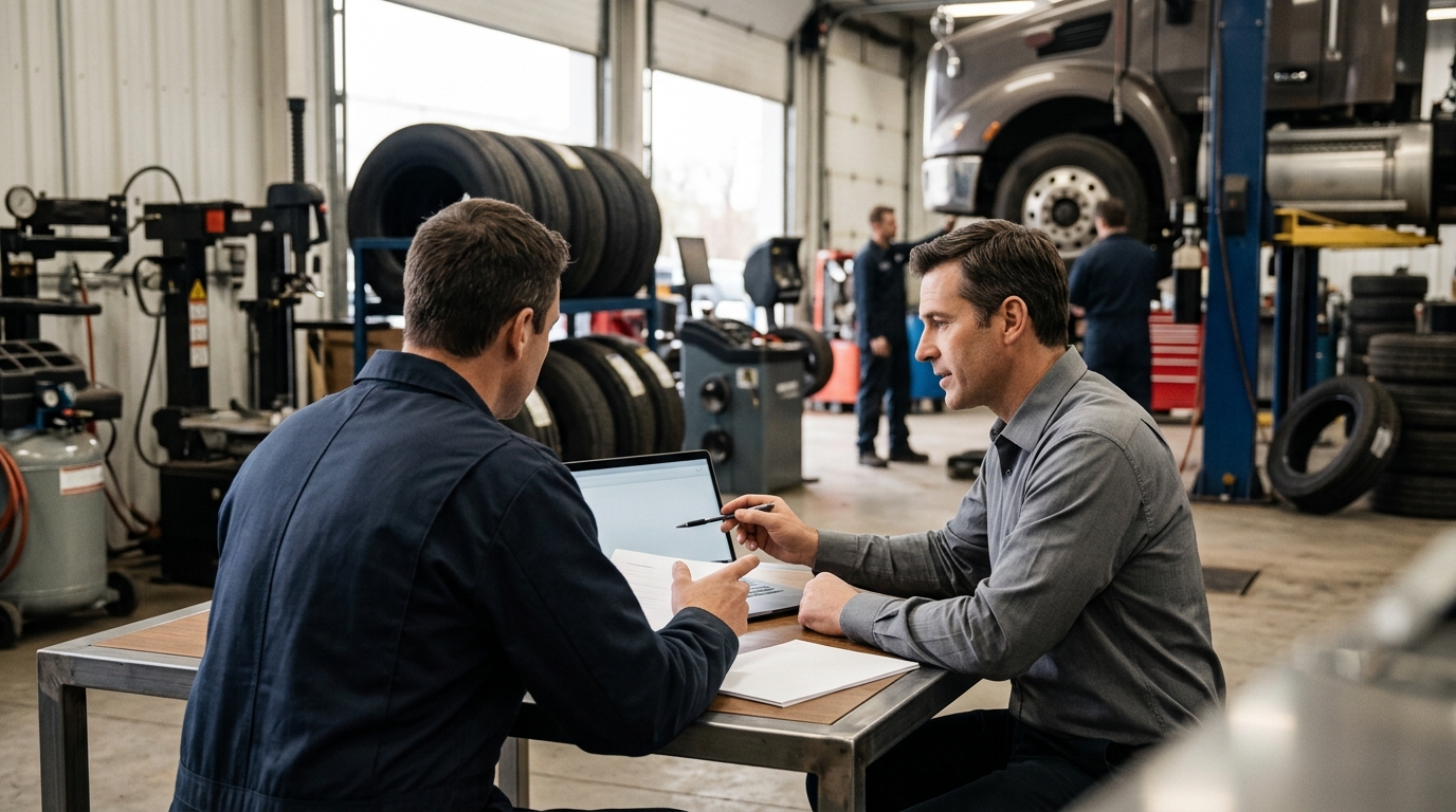 Illustration: Prime Rate Equipment Leasing for Tire Centers: A 2026 Financing Guide