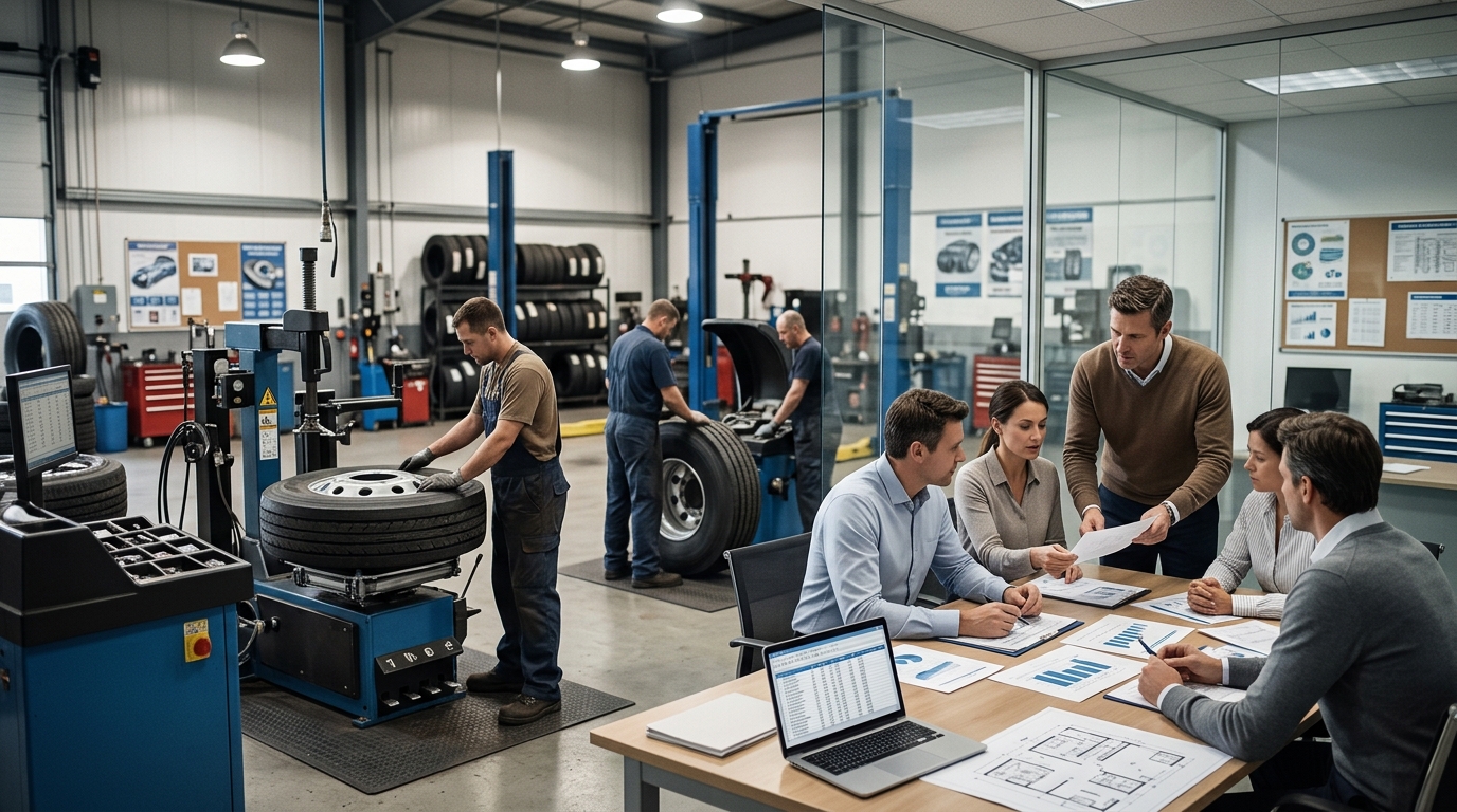 Illustration: 2026 Guide: Financing Tire Shop Equipment and Managing Working Capital
